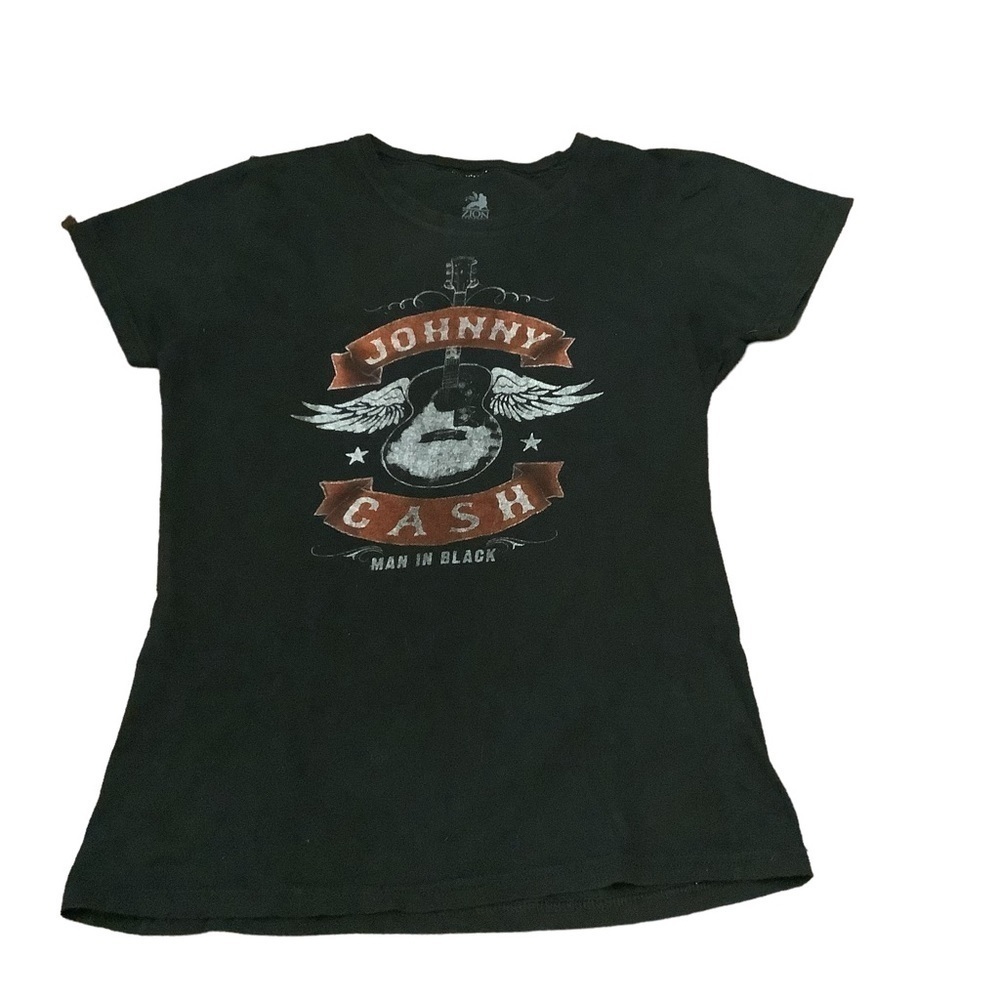 ZION ROOTSWEAR Man‎ in Black Johnny Cash - Size XL Kids